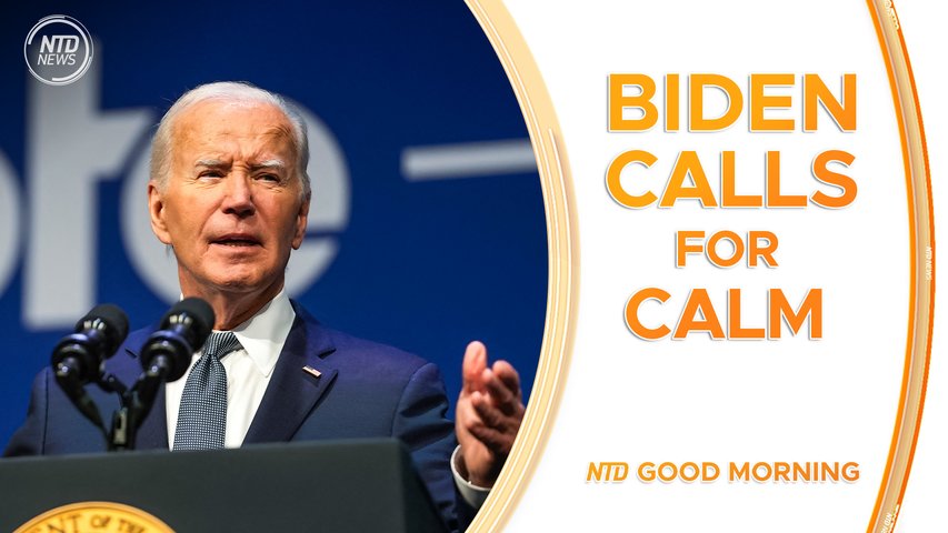 President Biden Calls for Calm; Trump's Former Rivals Unite Behind Him at RNC Day 2 | NTD Good Morning (July 17)